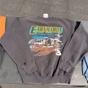 Chase Authentics Black Earnhardt Racing Graphic Crewneck